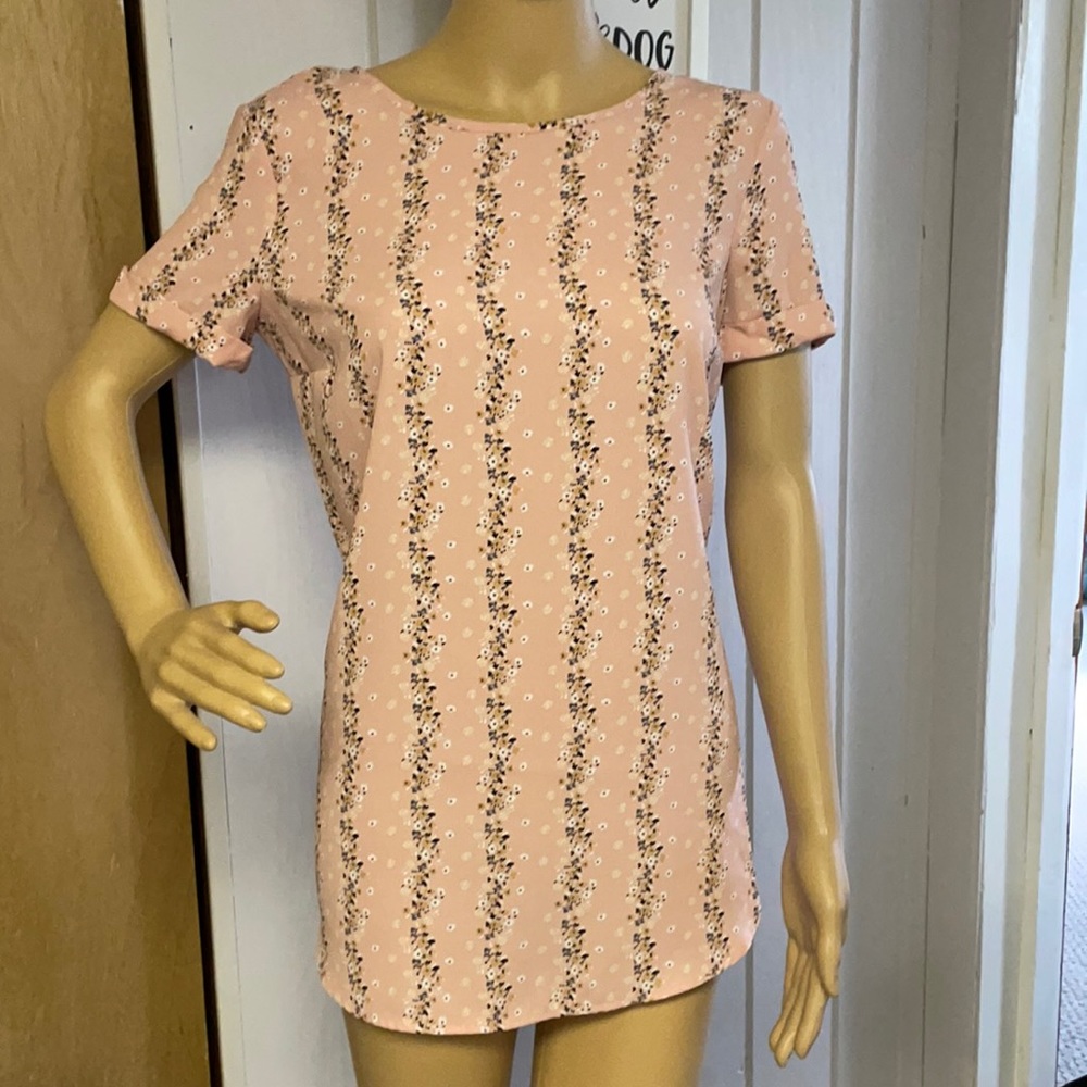 LC Lauren Conrad Floral Blouse